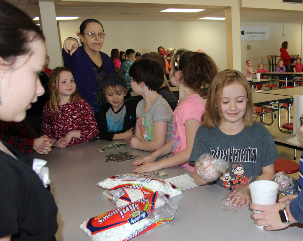 Second Grade Sells Hot Chocolate During Good Citizenship Lesson
